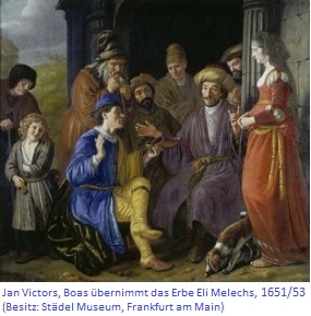 Jan Victors, Boas übernimmt das Erbe Eli Melechs, 1651/53