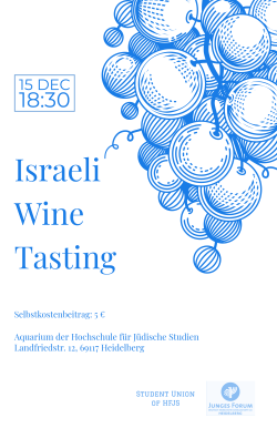 Israeli Wine Tasting