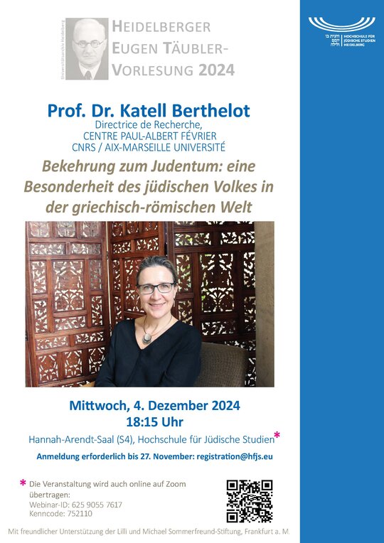 Täubler Vorlesung Täubler Vorlesung
