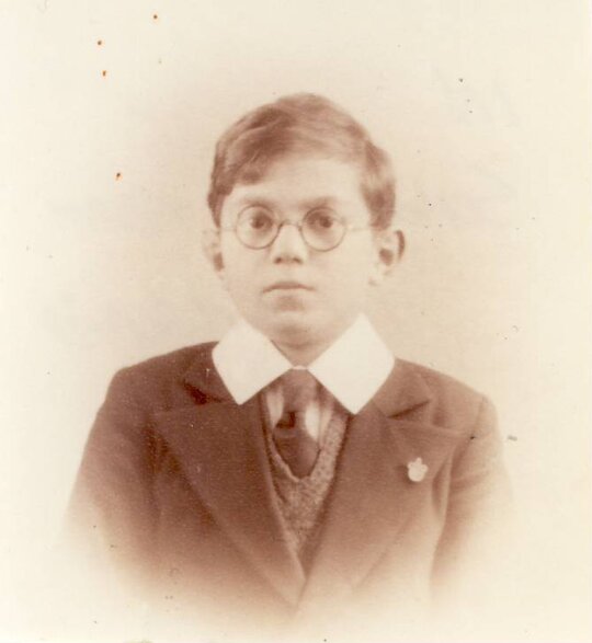 Felix Weil in Schuluniform