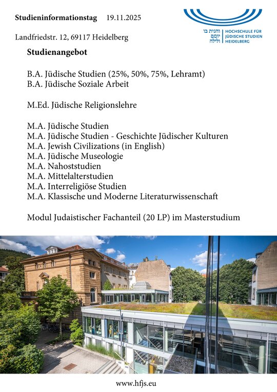 Flyer Studieninfotag Rückseite
