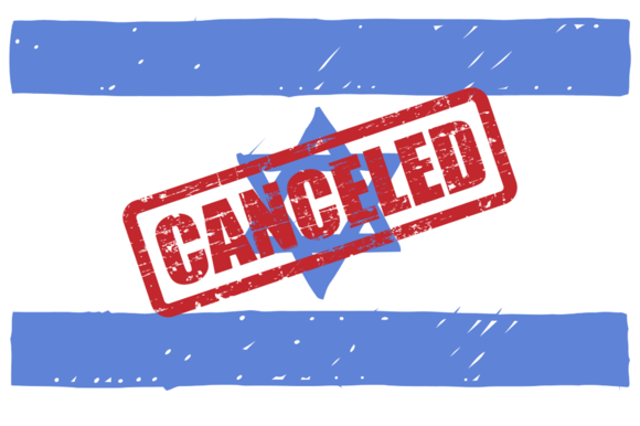 Israelflagge canceled Israelflagge canceled