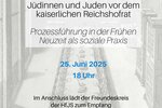 Jüdinnen und Juden vor dem kaiserlichen Reichshofrat