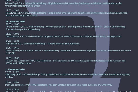 Forschungskolloquium 2025/26