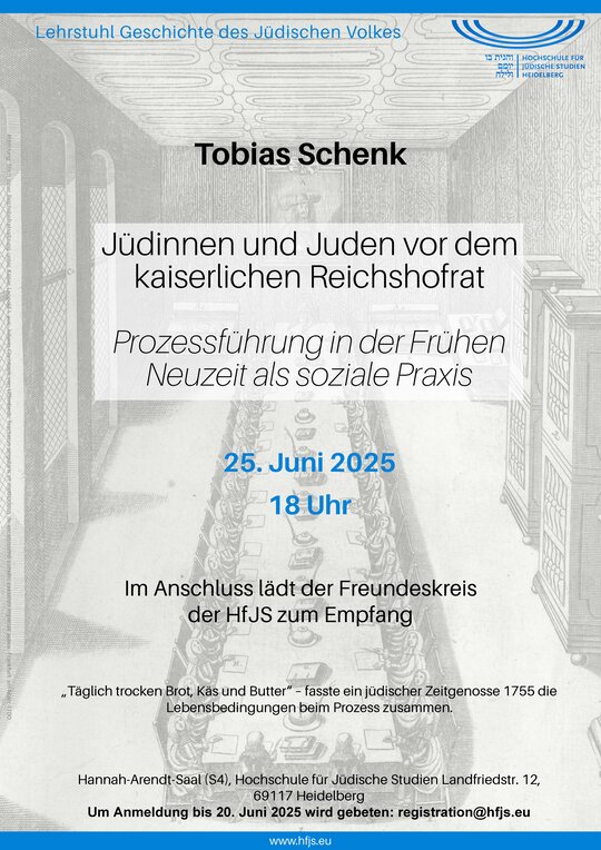 Jüdinnen und Juden vor dem kaiserlichen Reichshofrat Jüdinnen und Juden vor dem kaiserlichen Reichshofrat