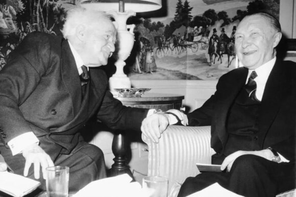 Ben Gurion und Adenauer