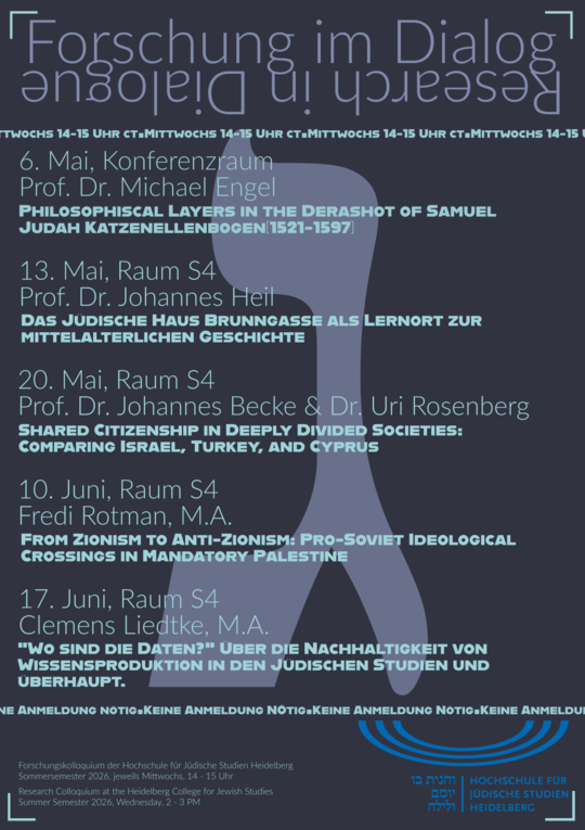 Forschungskolloquium Sommersemester 2026