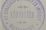 Stempel des Rabbinerseminars in Budapest