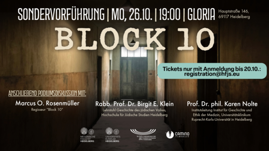Filmvorführung Block 10