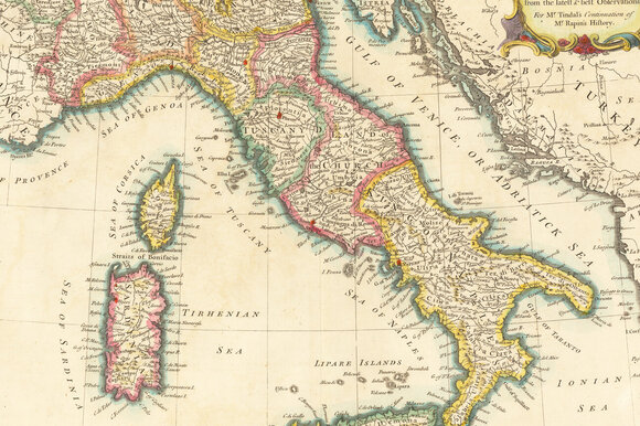 A map of Italy