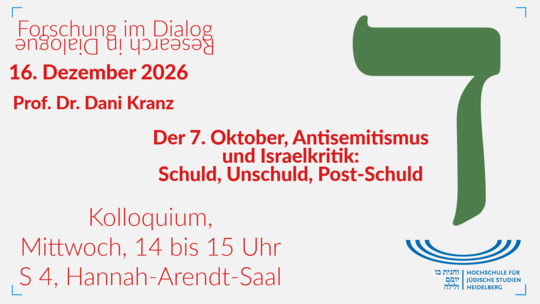 Forschungskolloquium Dani Kranz