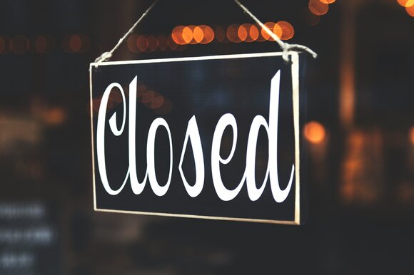 Closed Schild