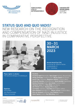 Plakatsymposium Status Quo And Quo Vadis
